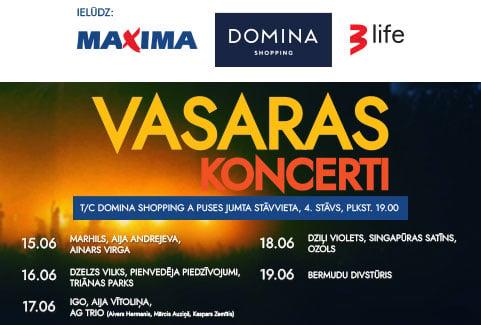 Izrādes "koncerti VASARAS NOSKAŅĀS" attels