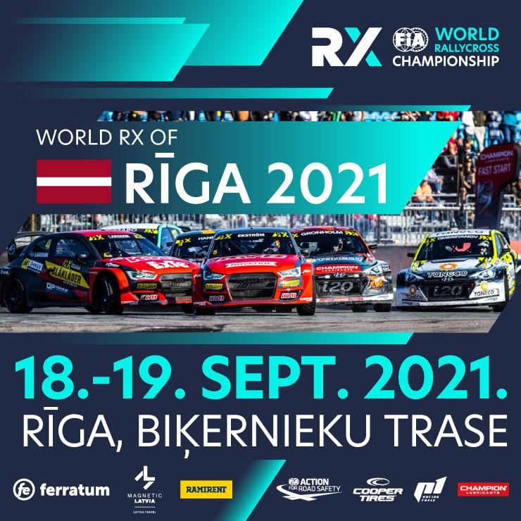 Izrādes "FERRATUM WORLD RX OF RĪGA – FIA Pasaules rallijkrosa čempionāta posms" attels