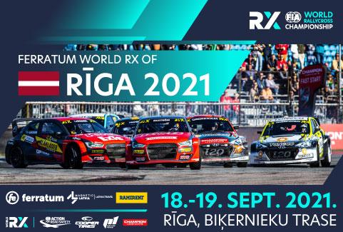 Izrādes "FERRATUM WORLD RX OF RĪGA – FIA Pasaules rallijkrosa čempionāta posms" attels