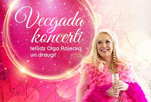 Izrādes "VECGADA KONCERTS | Ielūdz Olga Rajecka un draugi" attels