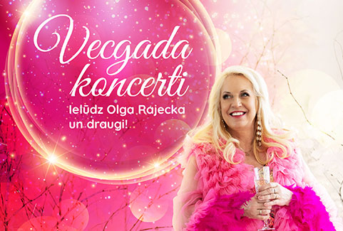 Izrādes "VECGADA KONCERTS | Ielūdz Olga Rajecka un draugi" attels