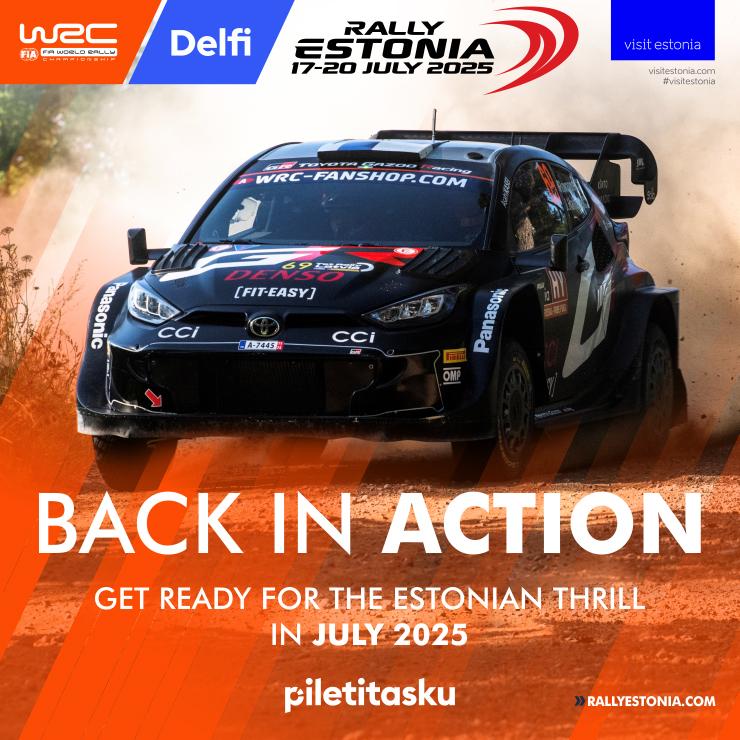 Izrādes "WRC Delfi Rally Estonia 2025" attels