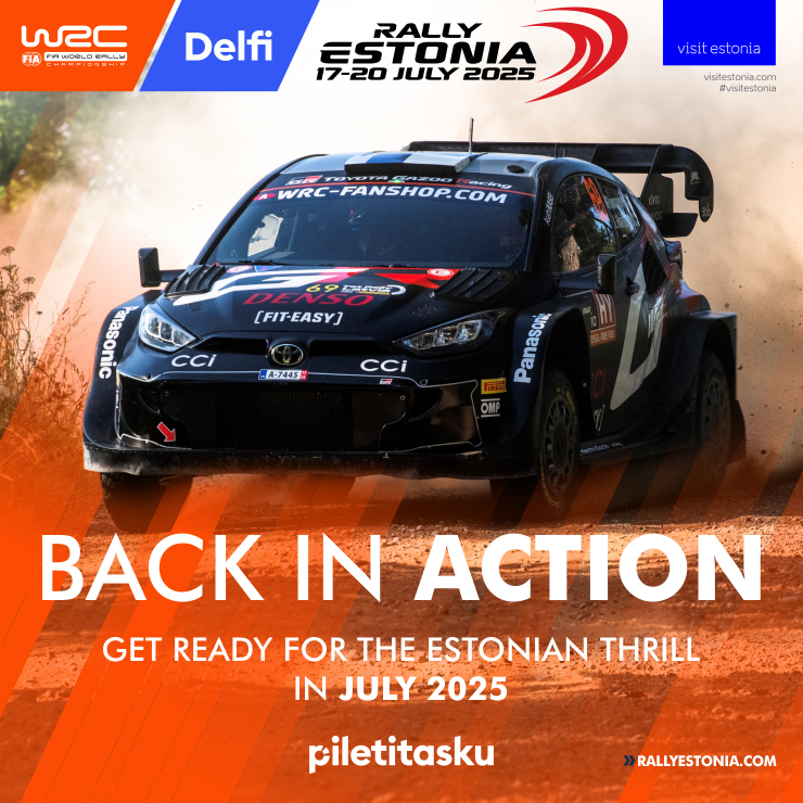 Izrādes "WRC Delfi Rally Estonia 2025" attels