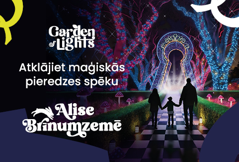 Izrādes "Garden of Lights ALISE BRĪNUMZEMĒ" attels