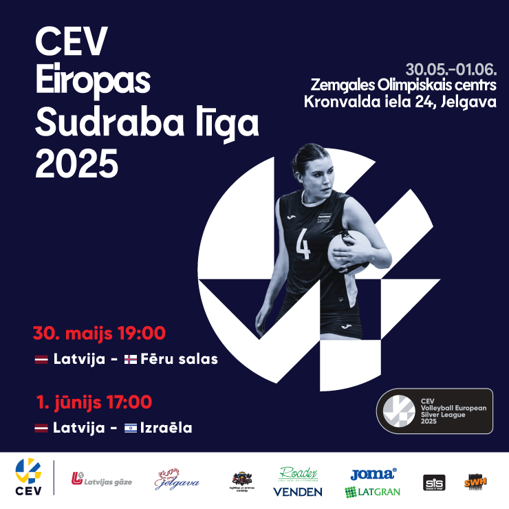 Izrādes "CEV Eiropas Sudraba līga 2025 sievietēm" attels
