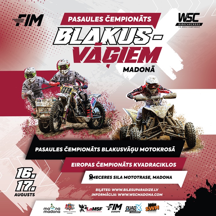 Izrādes "PASAULES ČEMPIONĀTS BLAKUSVĀĢU MOTOKROSĀ MADONĀ 2025" attels