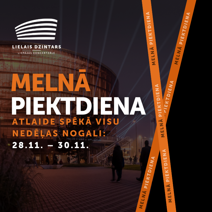 Izrādes "MELNĀ PIEKTDIENA VISU NEDĒĻAS NOGALI! LIELAIS DZINTARS" attels
