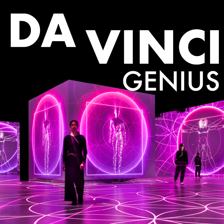 Izrādes "Da Vinci Genius - multimediāla mākslas pieredze | Elastīgā laika biļete" attels