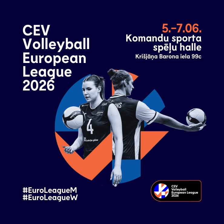Image of the event "CEV Eiropas līga 2026"