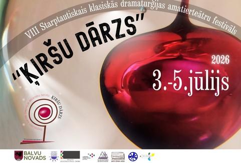Izrādes "VIII Starptautiskais klasiskās dramaturģijas amatierteātru festivāls "Ķiršu dārzs 2026" Balvos" attels