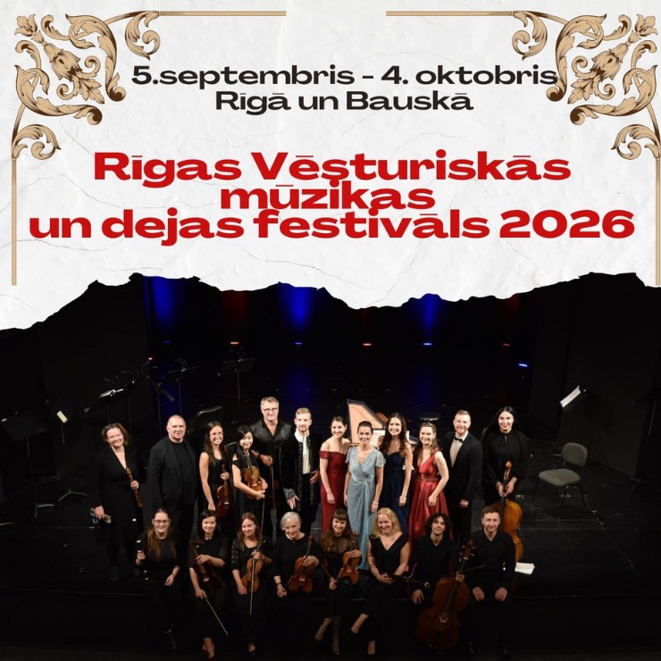 Изображение спектакля "Rīgas Vēsturiskās mūzikas un dejas festivāls 2026"
