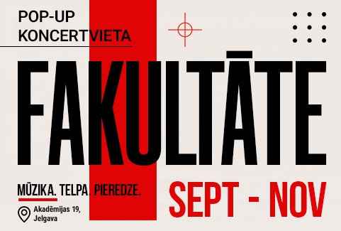 Izrādes "FAKULTĀTE Koncertu cikls pop-up koncertvietā" attels