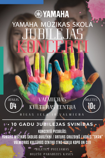 YAMAHA mūzikas skolas 10 gadu jubilejas koncerts
