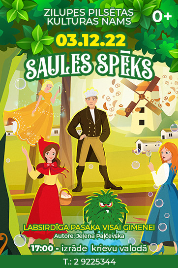 SAULES SPĒKS. Labsirdīga pasaka visai ģimenei / krievu valodā