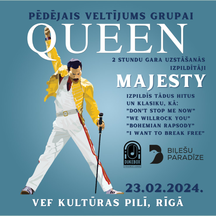 Izrādes "The Ultimate Tribute to QUEEN - Majesty (UK)" attels