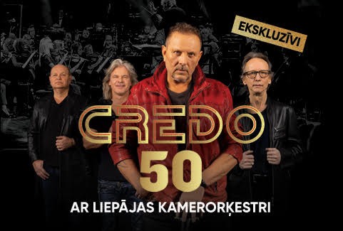 Izrādes "Grupas CREDO 50 gadu jubilejas tūre LIDO!" attels