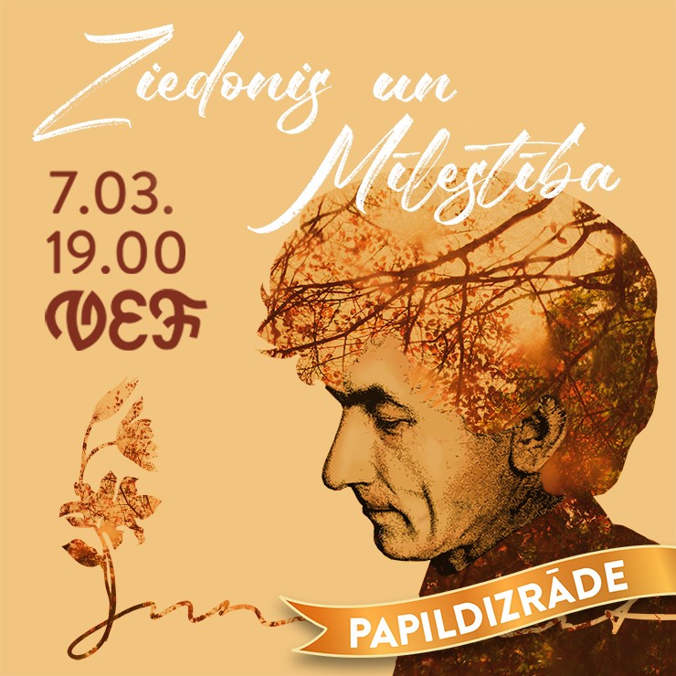 Izrādes "ZIEDONIS UN MĪLESTĪBA" attels