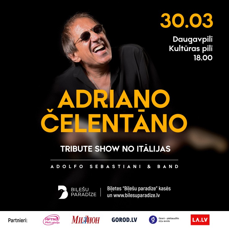 Izrādes "Adriano Celentano show" attels
