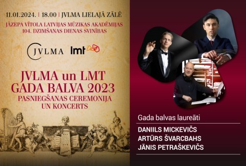 Izrādes "JVLMA un LMT GADA BALVAS 2023 pasniegšanas ceremonija un koncerts" attels