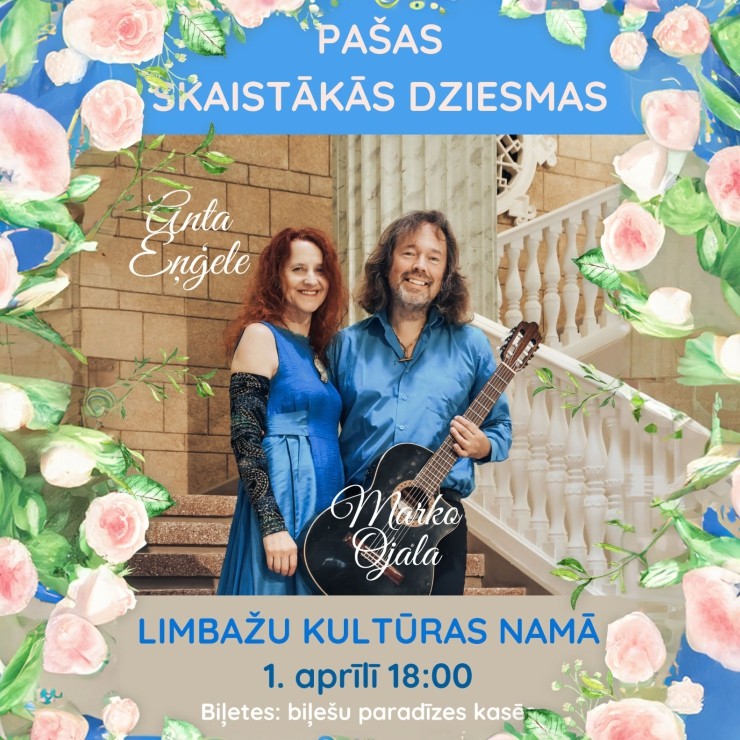 Izrādes "PAŠAS SKAISTĀKĀS DZIESMAS | Anta Eņģele un Marko Ojala" attels