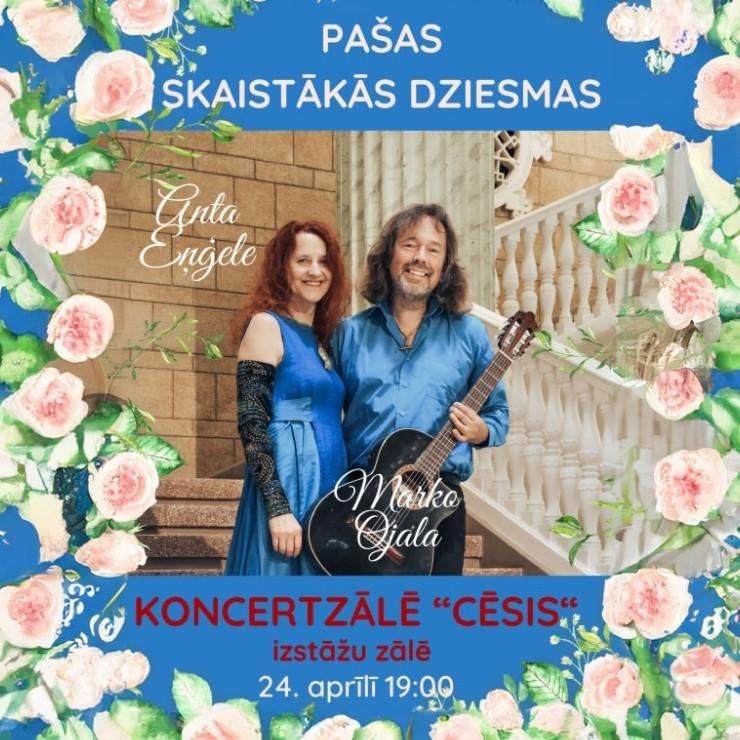 Izrādes "PAŠAS SKAISTĀKĀS DZIESMAS | Anta Eņģele un Marko Ojala" attels