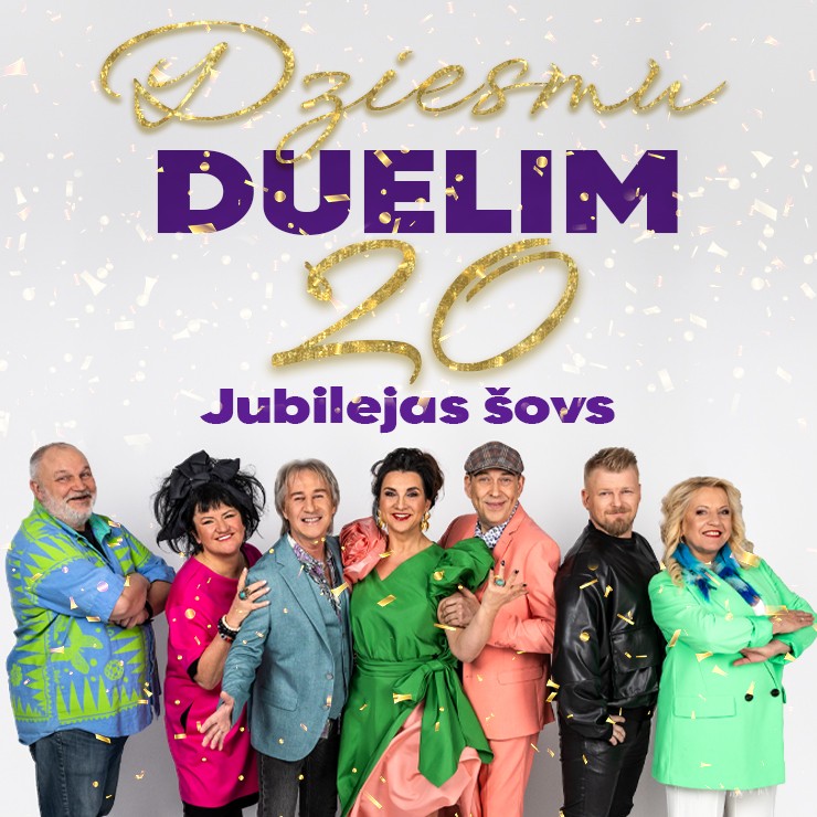 Izrādes "DZIESMU DUELIM 20 | JUBILEJAS ŠOVS" attels