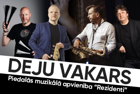 Изображение спектакля "Deju vakars ar muzikālo apvienību REZIDENTI"