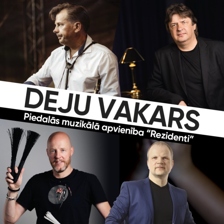 Изображение спектакля "Deju vakars ar muzikālo apvienību REZIDENTI"
