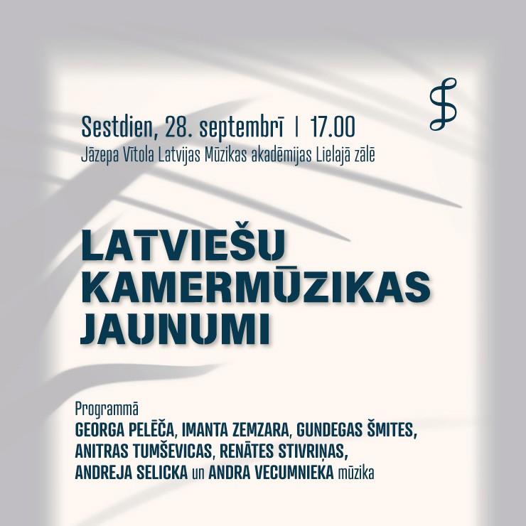 Image of the event "Latviešu kamermūzikas jaunumi"