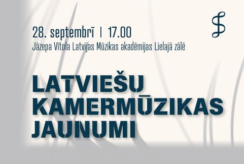 Izrādes "Latviešu kamermūzikas jaunumi" attels