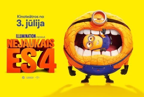 Izrādes "KINO/NEJAUKAIS ES 4" attels