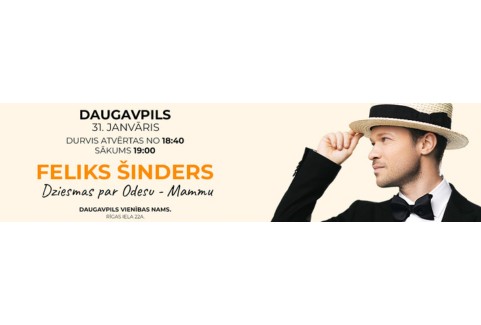 Изображение спектакля "FELIKSS ŠINDERS dziesmas par Odesu-Mammu"