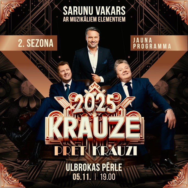 Izrādes "Krauze pret Krauzi 2025 – Otrā sezona" attels