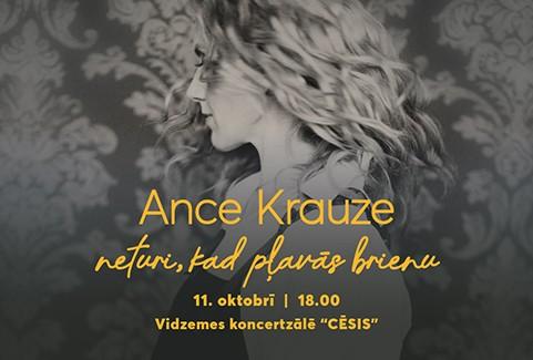 Izrādes "ANCE KRAUZE | Neturi, kad pļavās brienu..." attels