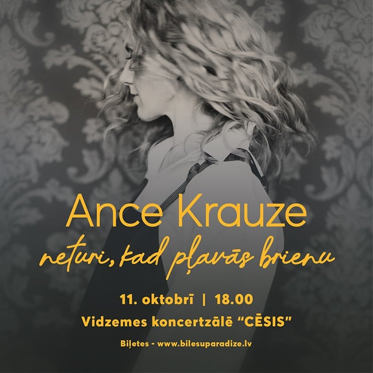 Izrādes "ANCE KRAUZE | Neturi, kad pļavās brienu..." attels