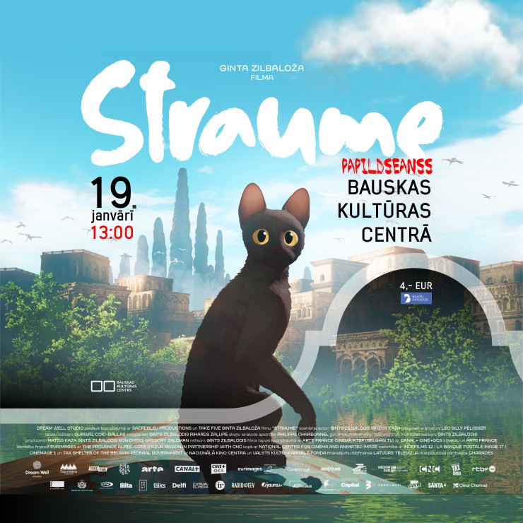 Izrādes "STRAUME / filmas seanss Bauskā" attels