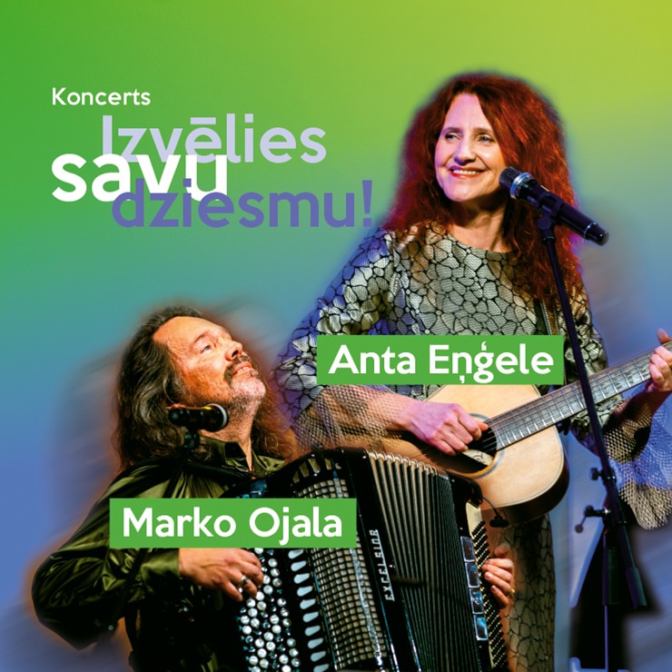 Izrādes "IZVĒLIES SAVU DZIESMU! | Anta Eņģele un Marko Ojala" attels