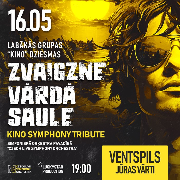 Izrādes "Labākās grupas “KINO” dziesmas - Zvaigzne vārdā saule | KINO Symphony Tribute" attels