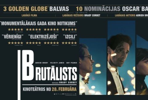 Izrādes "KINO/BRUTĀLISTS" attels