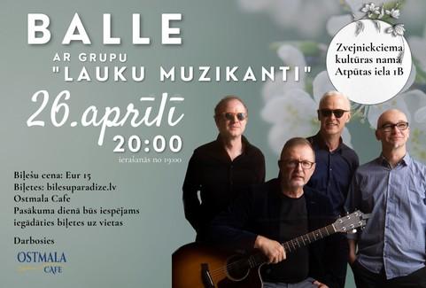 Izrādes "Balle ar grupu Lauku Muzikanti!" attels