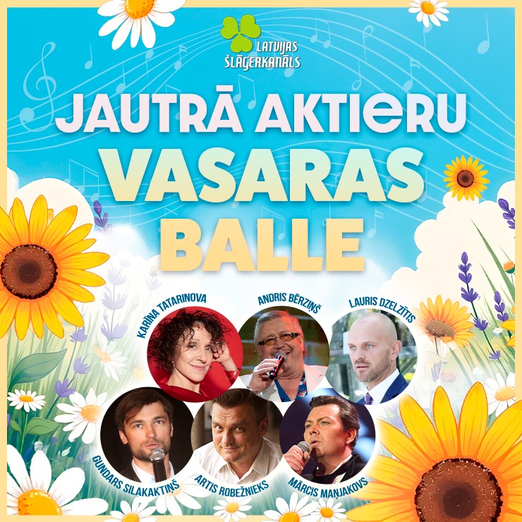 Izrādes "JAUTRĀ AKTIERU VASARAS BALLE" attels