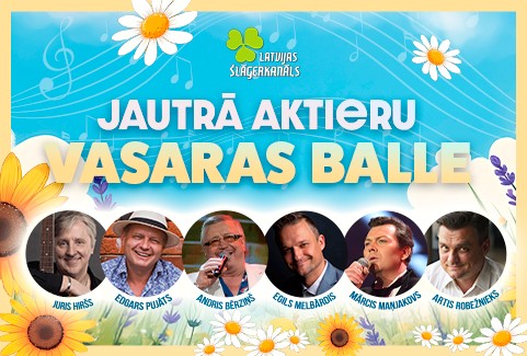 Izrādes "JAUTRĀ AKTIERU VASARAS BALLE" attels