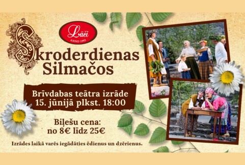 Izrādes "SKRODERDIENAS SILMAČOS – brīvdabas teātra izrāde" attels