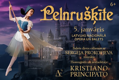 Izrādes "Pelnrušķīte" attels