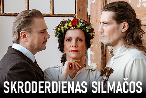 Izrādes "LIELĀKĀ SAULGRIEŽU TRADĪCIJA - SKRODERDIENAS SILMAČOS" attels