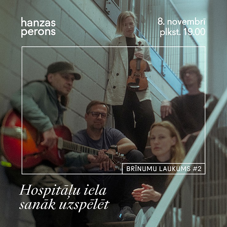 Izrādes "Hospitāļu iela sanāk uzspēlēt. Brīnumu laukums Hanzas peronā" attels