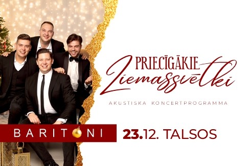 Izrādes "Priecīgākie Ziemassvētki kopā ar grupu BARITONI" attels