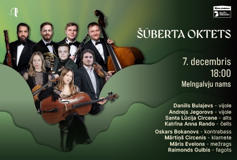 Izrādes "Daniils Bulajevs, Davinspiro Camerata solisti un viesi - Šūberta oktets" attels