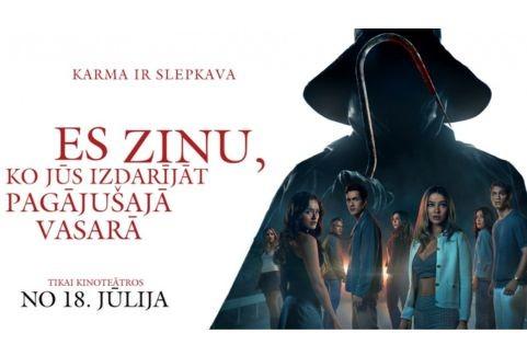 Izrādes "Kinoseanss | ES ZINU, KO JŪS IZDARĪJĀT PAGĀJUŠAJĀ VASARĀ" attels