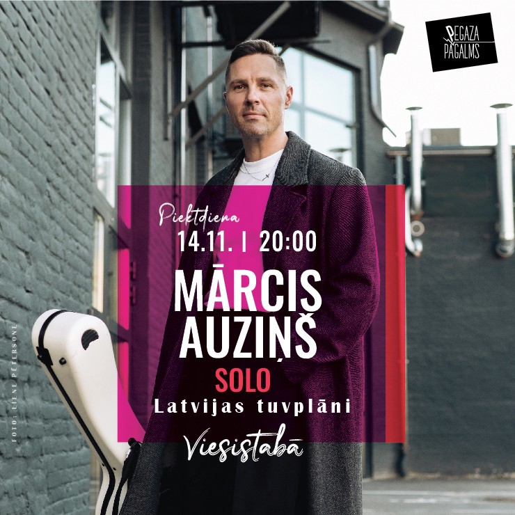 Izrādes "Mārcis Auziņš solo. Latvijas tuvplāni" attels